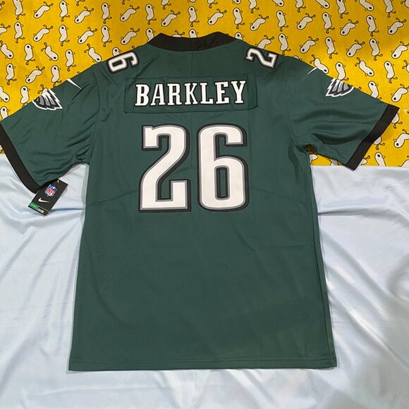 NFL Philadelphia Eagles Saquon Barkley #26 Green Jersey - Picture 7 of 8